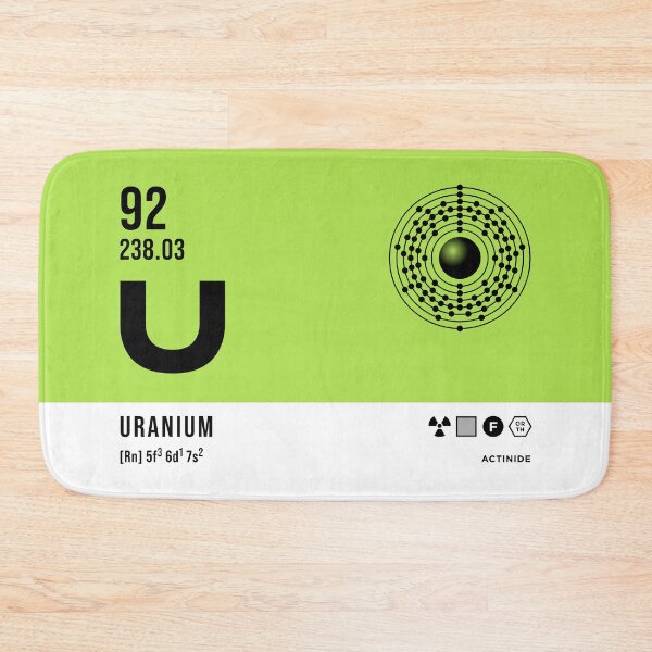Item preview, 92 Uranium Periodic Table Element Light designed and sold by VoodooCircus.