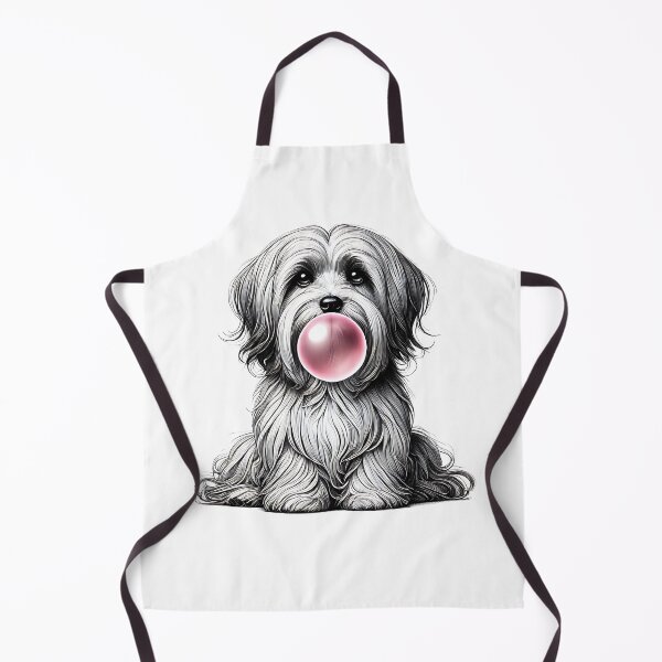 Item preview, Funny Havanese Bubble Gum Vintage Dog Mom Dad designed and sold by Kimberley King Art King Art.