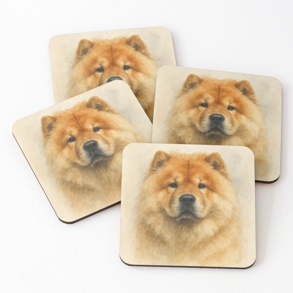 Item preview, Majestic Chow Chow Watercolor Portrait designed and sold by ArtfulZuzu.