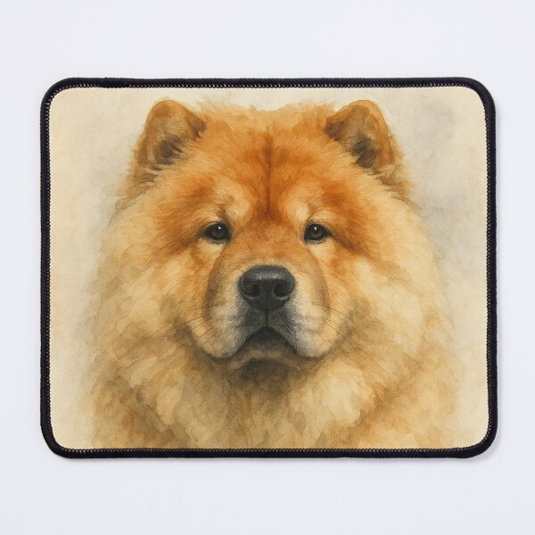 Item preview, Majestic Chow Chow Watercolor Portrait designed and sold by ArtfulZuzu.
