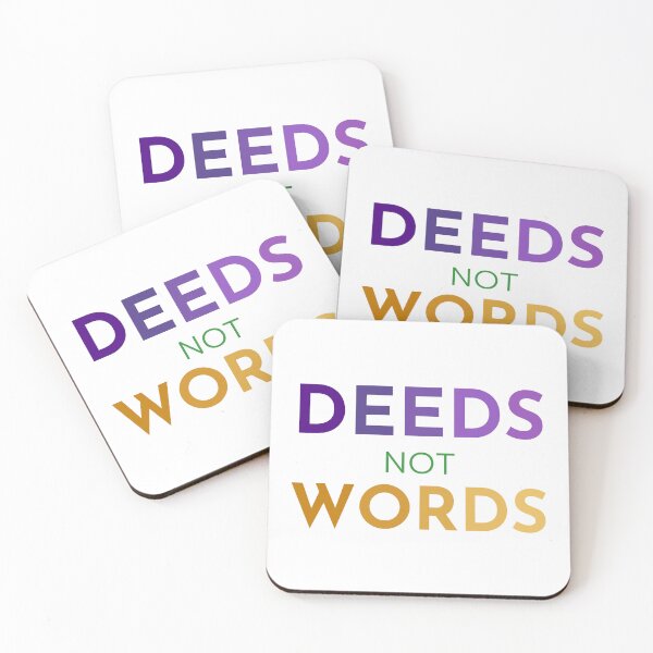 Item preview, Deeds Not Words designed and sold by revwog1974.