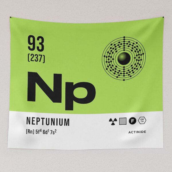 Item preview, 93 Neptunium Periodic Table Element Light designed and sold by VoodooCircus.