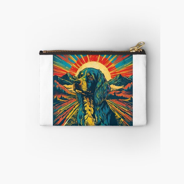 Item preview, Cavapoo Retro Mountain Sunset – Vintage Dog Lover Aesthetic designed and sold by Fredster1966.