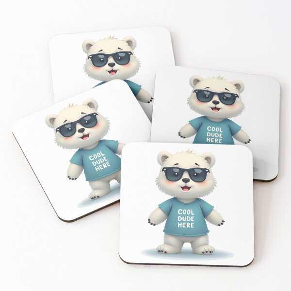 Item preview, Polar Bear Says Cool Dude Here designed and sold by Museum Of Non-Existing Art.