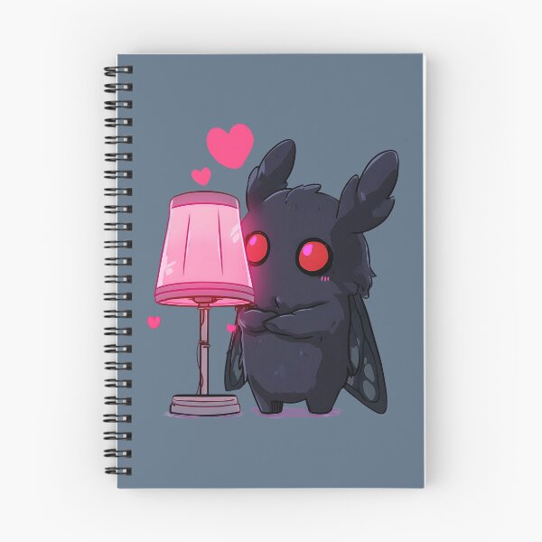 Item preview, Mothman Lamp – Cute Cryptid with Hearts, Funny Paranormal Vinyl Decal for Laptop, Journal, Water Bottle designed and sold by Best Joy.