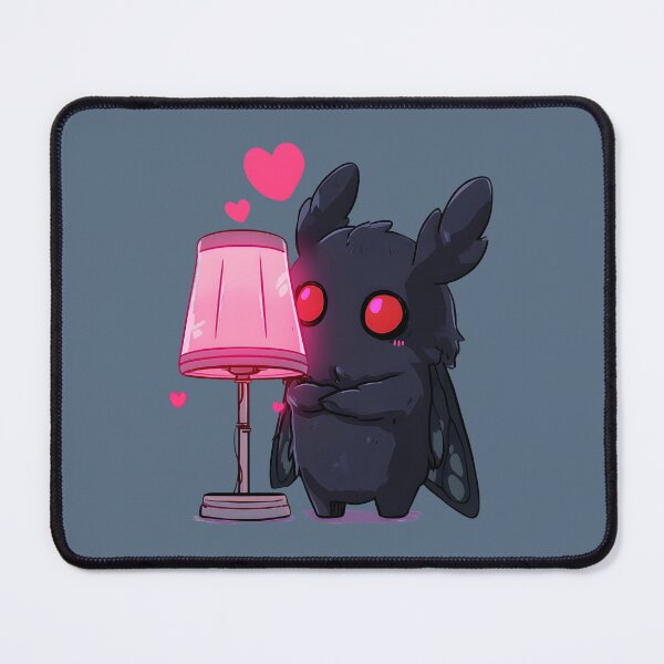Item preview, Mothman Lamp – Cute Cryptid with Hearts, Funny Paranormal Vinyl Decal for Laptop, Journal, Water Bottle designed and sold by Best Joy.