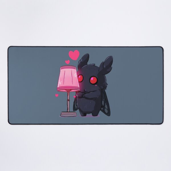 Item preview, Mothman Lamp – Cute Cryptid with Hearts, Funny Paranormal Vinyl Decal for Laptop, Journal, Water Bottle designed and sold by Best Joy.