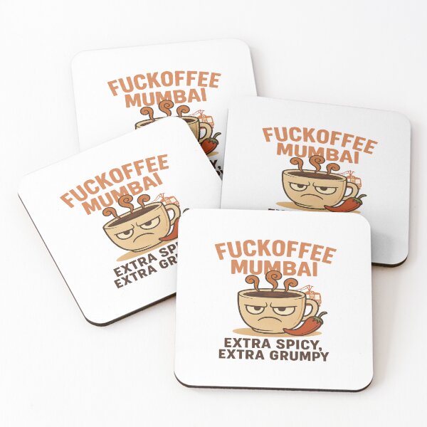 Item preview, Fuckoffee Mumbai – I Love Coffee, Extra Spicy for Every Caffeine Addict! designed and sold by Globalcitytees.