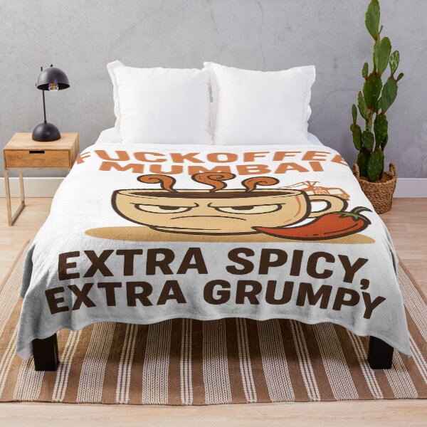 Item preview, Fuckoffee Mumbai – I Love Coffee, Extra Spicy for Every Caffeine Addict! designed and sold by Globalcitytees.