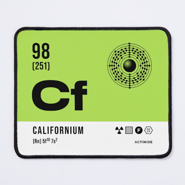 Item preview, 98 Californium Periodic Table Element Light designed and sold by VoodooCircus.