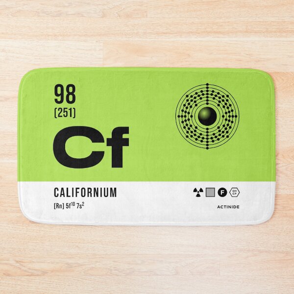 Item preview, 98 Californium Periodic Table Element Light designed and sold by VoodooCircus.