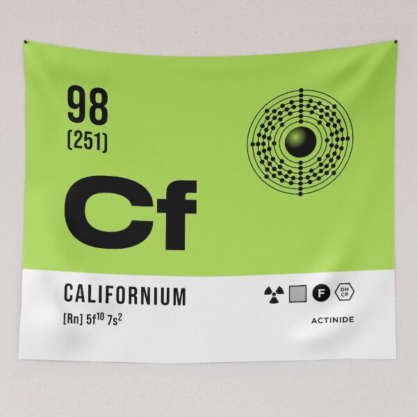 Item preview, 98 Californium Periodic Table Element Light designed and sold by VoodooCircus.