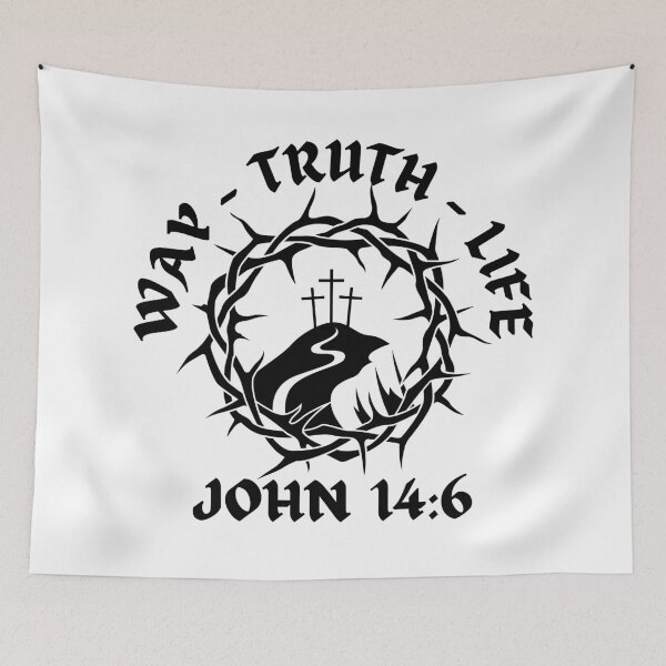 Item preview, John 14:6 - The Way, The Truth, The Life designed and sold by MoriaStore.