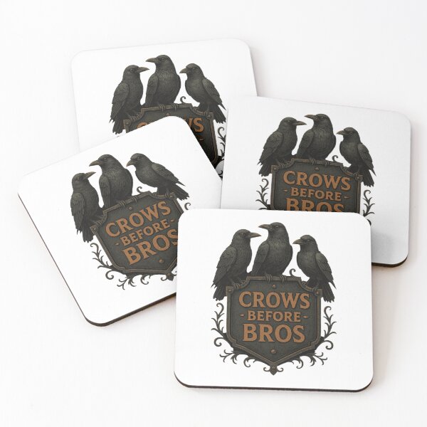 Item preview, Crows Before Bros – Gothic Raven Humor Design designed and sold by Lacritsa .