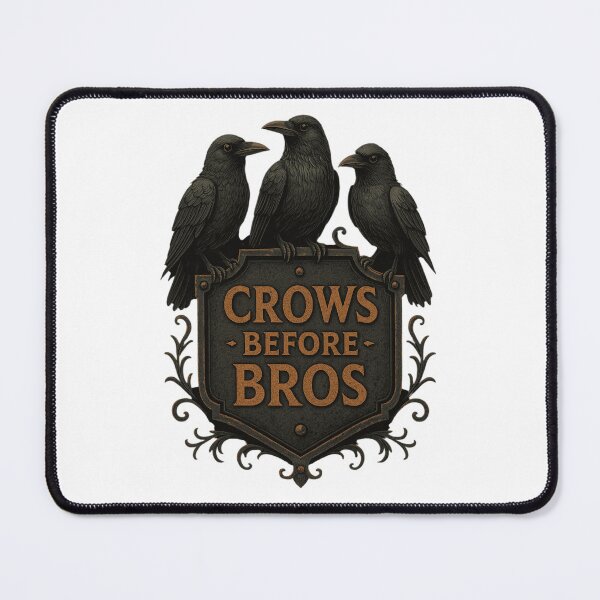 Item preview, Crows Before Bros – Gothic Raven Humor Design designed and sold by Lacritsa .