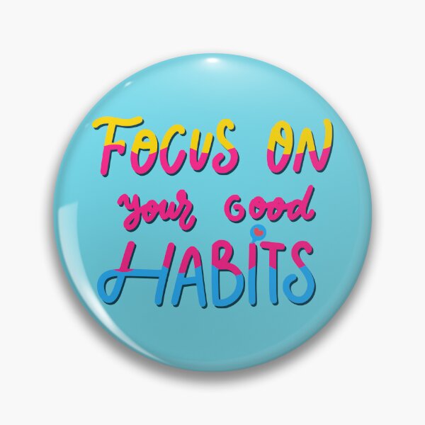 Item preview, focus on your habits iconic design tshirt designed and sold by anandsiva2703.