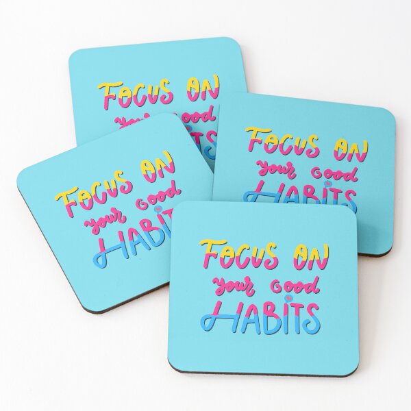 Item preview, focus on your habits iconic design tshirt designed and sold by anandsiva2703.