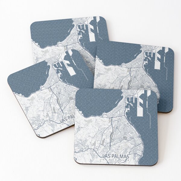 Item preview, Las Palmas City Map of Gran Canaria, Spain - Coastal designed and sold by deMAP.