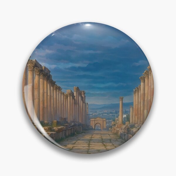 Item preview, Colonnaded Street in Roman City Ruins at Jerash designed and sold by KAI-Studio.