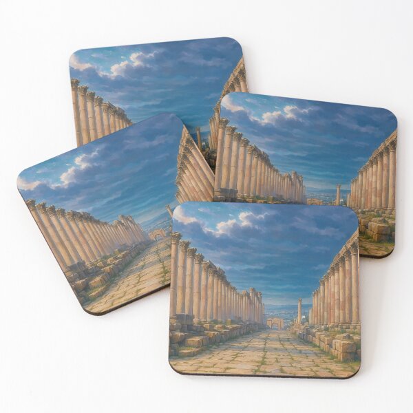 Item preview, Colonnaded Street in Roman City Ruins at Jerash designed and sold by KAI-Studio.