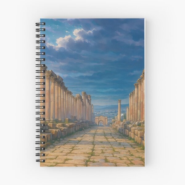 Item preview, Colonnaded Street in Roman City Ruins at Jerash designed and sold by KAI-Studio.