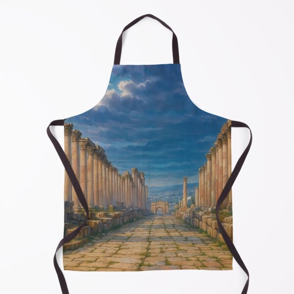 Item preview, Colonnaded Street in Roman City Ruins at Jerash designed and sold by KAI-Studio.