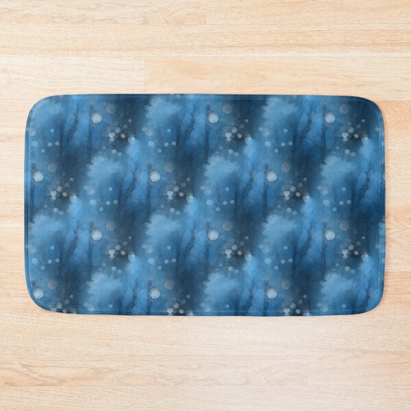Item preview, Blue Watercolor Floral Abstract Pattern with Soft Bokeh Effect designed and sold by Sandy Richter.