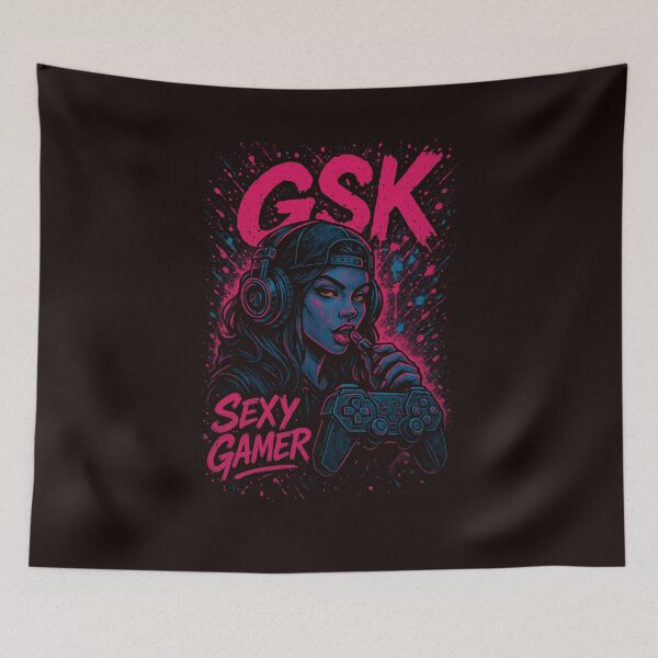 Item preview, sexy gamer designed and sold by gskthreads.