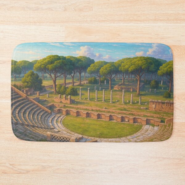 Item preview, The Ancient Roman Theatre at Ostia Antica designed and sold by KAI-Studio.