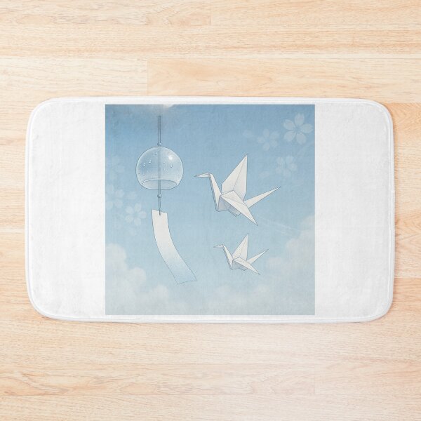 Item preview, Origami Cranes and Furin – A Serene Japanese Summer Breeze designed and sold by TokyoBloomworks.