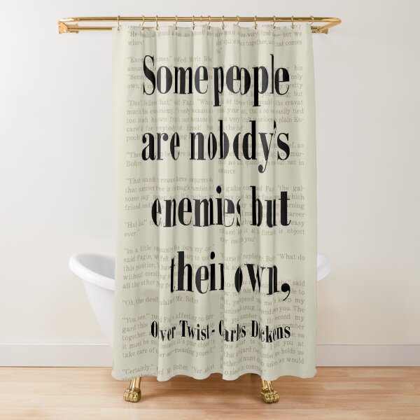 Item preview, Oliver Twist Charles Dickens Quote Their Own Enemy designed and sold by kakarikihill.