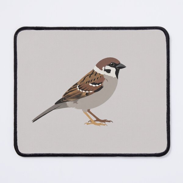 Item preview, The Tree Sparrow - Minimalist Bird Art designed and sold by TheArtEngineer.