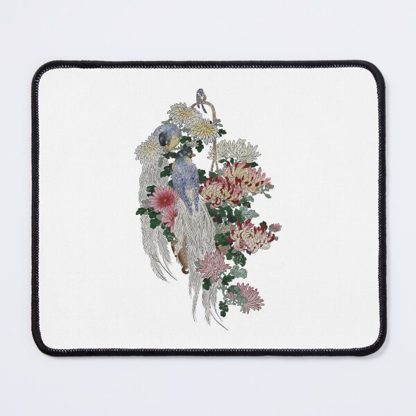 Item preview, Retro Bloom: Bird-of-Paradise & Chrysanthemum – Japanese Kachō-ga designed and sold by tokomoroJP.