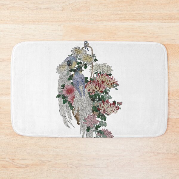 Item preview, Retro Bloom: Bird-of-Paradise & Chrysanthemum – Japanese Kachō-ga designed and sold by tokomoroJP.