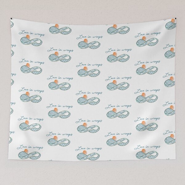 Item preview, love in wraps- babywearing designed and sold by FRA.FRA Grafica.