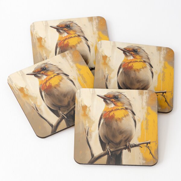 Item preview, Stunning Robin bird Painting for Home & Office designed and sold by LazyOwlStore.