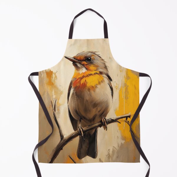 Item preview, Stunning Robin bird Painting for Home & Office designed and sold by LazyOwlStore.