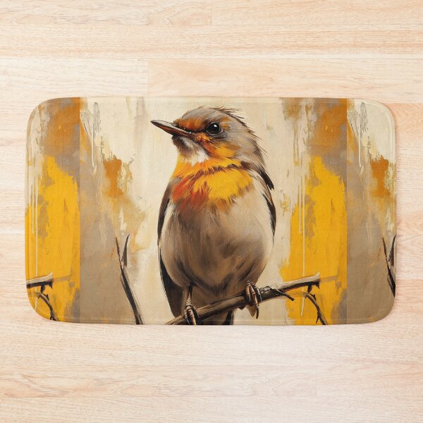 Item preview, Stunning Robin bird Painting for Home & Office designed and sold by LazyOwlStore.