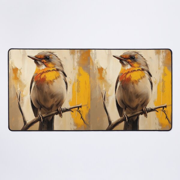 Item preview, Stunning Robin bird Painting for Home & Office designed and sold by LazyOwlStore.
