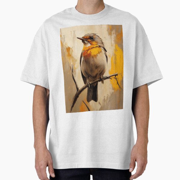 Item preview, Stunning Robin bird Painting for Home & Office designed and sold by LazyOwlStore.