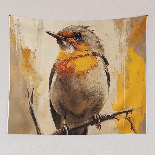 Item preview, Stunning Robin bird Painting for Home & Office designed and sold by LazyOwlStore.