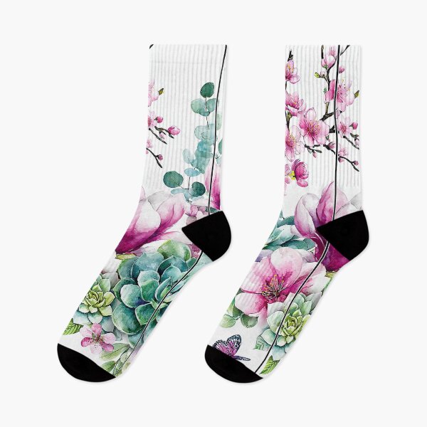 Item preview, Bohemian floral art with succulents and butterfly motifs. designed and sold by Piotrek0001.