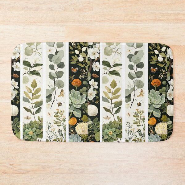 Item preview, Contrasting warm and cool tones in floral panels. designed and sold by Piotrek0001.