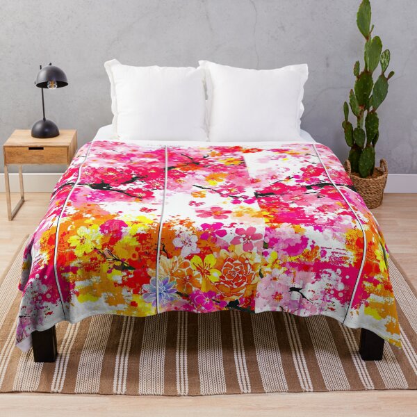 Item preview, Sunset-hued florals meet twilight-toned succulent plant designs. designed and sold by Piotrek0001.
