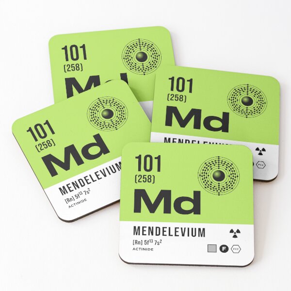 Item preview, 101 Mendelevium Periodic Table Element Light designed and sold by VoodooCircus.