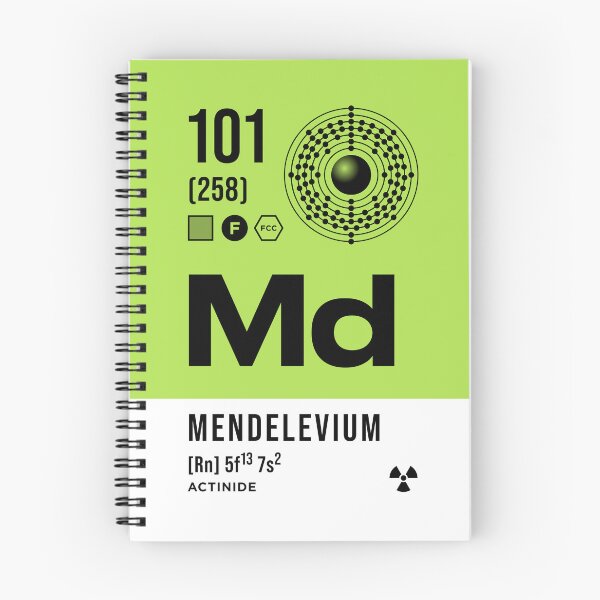 Artikelvorschau, 101 Mendelevium Periodensystem Element Licht entworfen und verkauft von VoodooCircus.