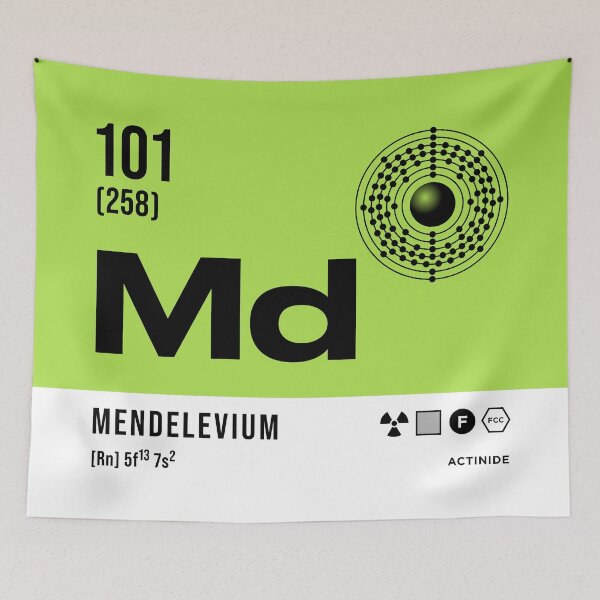 Item preview, 101 Mendelevium Periodic Table Element Light designed and sold by VoodooCircus.