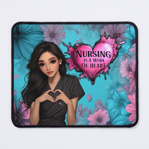 Item preview, Nursing is a work of Heart designed and sold by KookyThoughts.