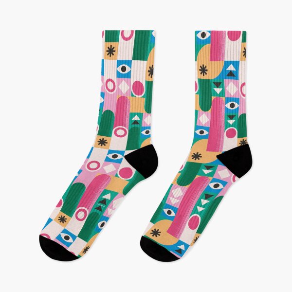 Item preview, geometric pattern in bright colors, the best for designers designed and sold by Mauswohn.