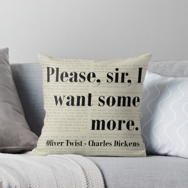 Item preview, Oliver Twist Charles Dickens Quote Want Some More designed and sold by kakarikihill.